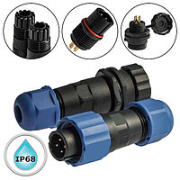SZC-13 4P-F-M Разъем питания 4pin 220v 5A IP68