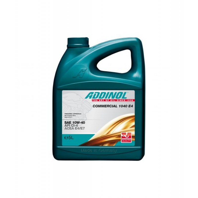 ADDINOL COMMERCIAL 1040 E4 SAE 10W-40, 5L