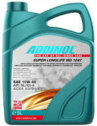 ADDINOL SUPER LONGLIFE MD 1047 SAE 10W-40, 5L