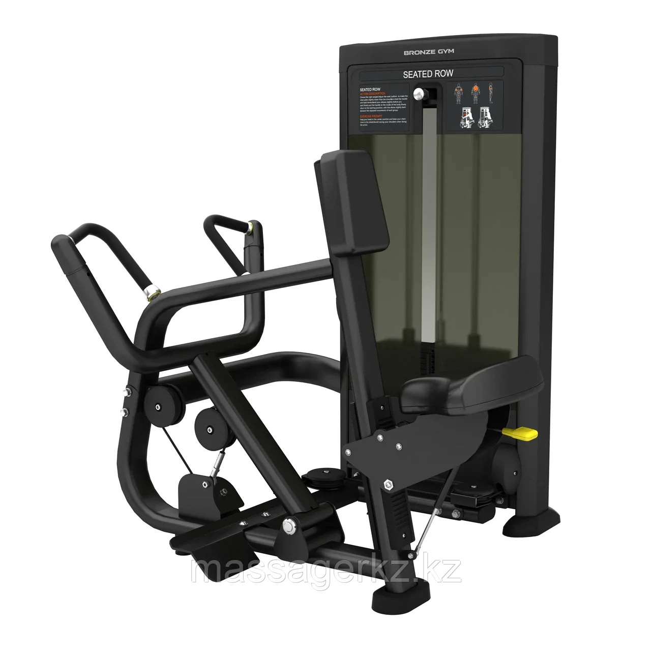 Гребная тяга с упором профессиональный BRONZE GYM BLANC 34, фото 1