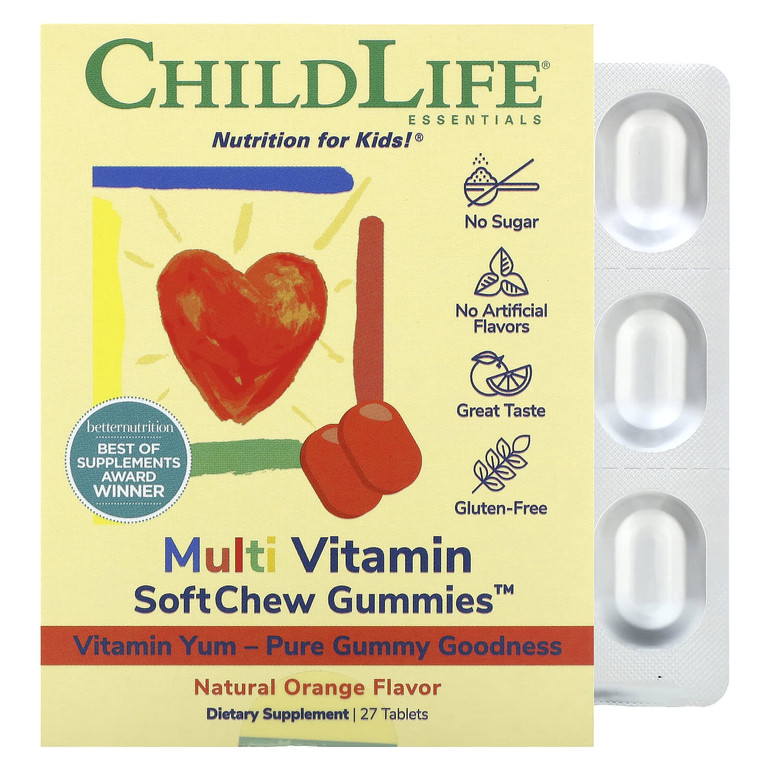 Мультивитаминный комплекс ChildLife Essentials SoftChew Gummies 27 таблеток