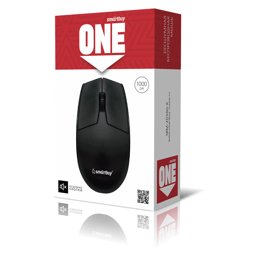 Мышь беспроводная Smartbuy ONE 203AG