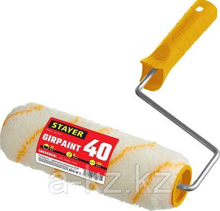 STAYER GIRPAINT, 40 х 180 мм, бюгель 6 мм, ворс 12 мм, полиакрил, все виды ЛКМ, малярный валик (0315-18), фото 3