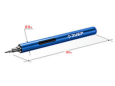 ЗУБР 3 V, аккумуляторная отвертка для точных работ, 20 бит, Профессионал (ОТР-3 Н20), фото 3