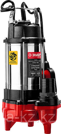 ЗУБР 750 Вт, фекальный насос (НПФ-750), фото 1