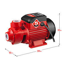 ЗУБР 400 Вт , поверхностный вихревой насос, корпус из чугуна (НС-М1-400-Ч), фото 2