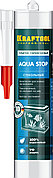 KRAFTOOL KRAFTSeal GX107 ″AQUA STOP″, 300 мл, прозрачный, стекольный силиконовый герметик (41256-2)