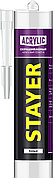 STAYER 260 мл, белый,акриловый, универсальный герметик (41211-0)