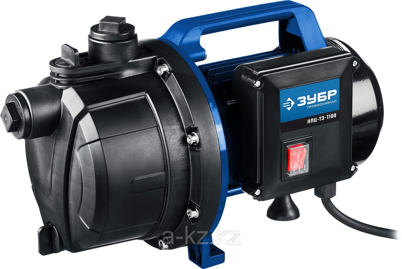 ЗУБР 1100 Вт, поверхностный (садовый) центробежный насос, Профессионал (НПЦ-Т3-1100)