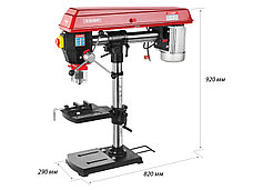 ЗУБР 550 Вт, 16 мм, радиально - сверлильный станок (ЗСС-550), фото 3