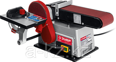 ЗУБР d 150 мм, 100 х 914 мм лента, 500 Вт, тарельчато - ленточный шлифовальный станок (ЗШС-500), фото 1