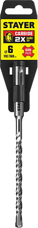 STAYER 6 x 160 мм, SDS-plus бур, Professional (2930-160-06), фото 2