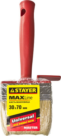 STAYER UNIVERSAL, 3 х 7 см, светлая щетина, пластмассовый корпус, все виды ЛКМ, макловица (01824-07), фото 1