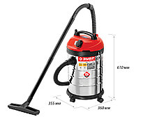 ЗУБР М3, 30 л, 1400 Вт, строительный пылесос (ПУ-30-1400 М3), фото 3