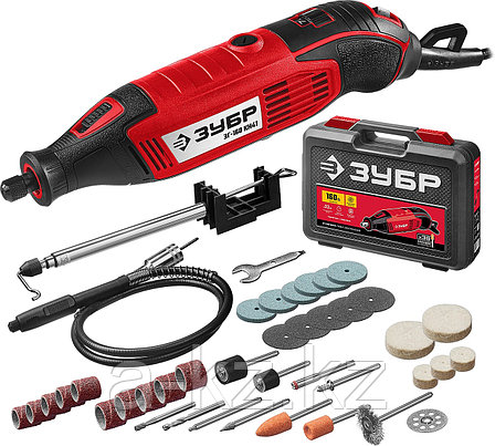 ЗУБР 160 Вт, d 3.2 мм, 41 предмет, электрический гравер, кейс (ЗГ-160 КН41), фото 1