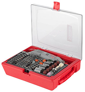 ЗУБР 176 предметов, 130 Вт, набор мини-насадок с гравером (ЗГ-130ЭК H176), фото 1