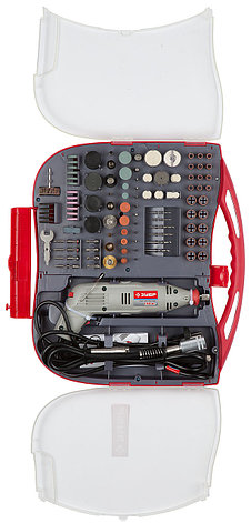 ЗУБР 219 предметов, 130 Вт, набор мини-насадок с гравером (ЗГ-130ЭК H219), фото 1