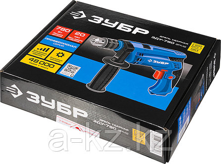 ЗУБР 780 Вт, 13 мм, ударная дрель, Профессионал (ЗДУ-780 ЭРМ2), фото 1