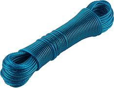 ЗУБР 20 м, стальная сердцевина, пластиковая оплетка, бельевой шнур (50140-20)