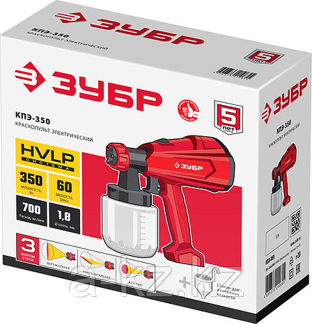 ЗУБР 350 Вт, краскопульт электрический, воздушный (КПЭ-350), фото 1