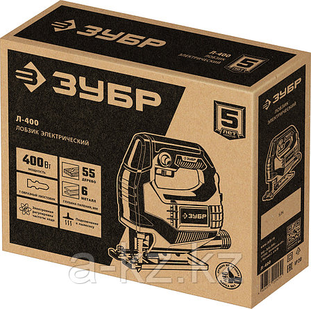 ЗУБР 400 Вт, 55 мм, электрический лобзик (Л-400), фото 1