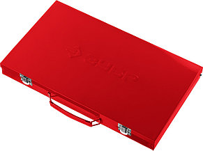 ЗУБР 65 предм., сталь 9ХС, набор метчиков и плашек (28118-H65), фото 4