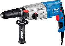 ЗУБР 28 мм, 800 Вт, перфоратор SDS Plus + БЗП, Профессионал (ЗП-28-800 КМ), фото 3