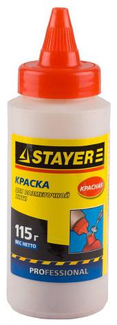 STAYER 115 г, красная, краска для разметочной нити (2-06401-2), фото 1