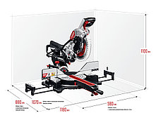 ЗУБР ЗПТ-305-1800 ПЛ пила торцовочная с протяжкой, d 305 х 30 мм, 1800 Вт, фото 3