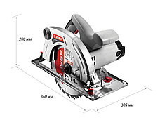 Пила дисковая, 90°-70 мм, диск 210 мм, 2000 Вт, ЗУБР, фото 3