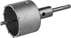 ЗУБР 80 мм, SDS - plus, 10T, коронка по бетону с оснасткой (2918-80), фото 1