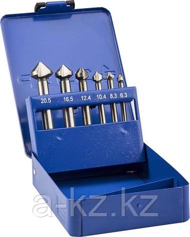 ЗУБР 6 шт, (М3-М10), набор зенкеров, Профессионал (29730-H6), фото 1