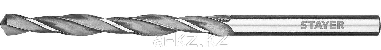 STAYER HSS-R, 4.5 х 80 мм, быстрорежущая сталь P6M5, сверло по металлу, Professional (29602-4.5)