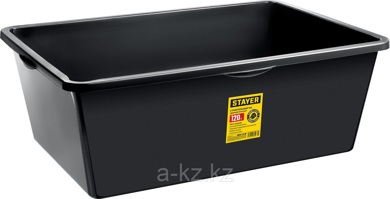 STAYER STRONG, 120 л, прямоугольный строительный таз (06099-120)