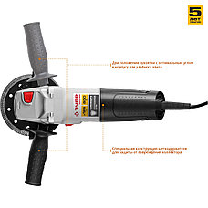 ЗУБР 800 Вт, d125 мм, УШМ (УШМ-125-800 М3), фото 4