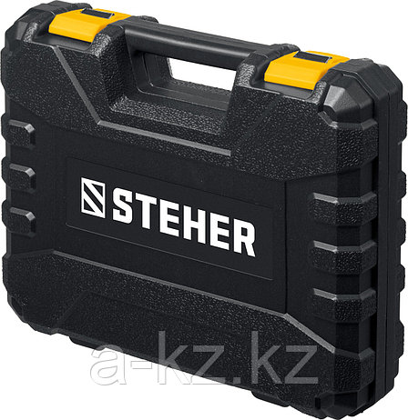 STEHER 12 В, 35 Н·м, 1 АКБ (2 А·ч), бесщеточная дрель-шуруповерт, кейс (CDB-120-1), фото 1