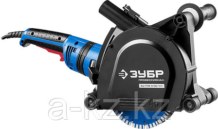ЗУБР d 180 мм, 2100 Вт, 45 мм, штроборез (бороздодел), метал. ящик, Профессионал (ЗШ-П45-2100 ПВТК), фото 1