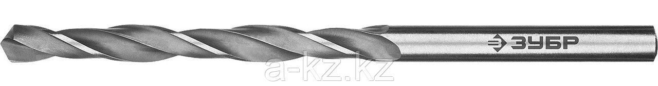 ЗУБР ПРОФ-В, 5.0 х 86 мм, сталь Р6М5, класс В, сверло по металлу, Профессионал (29621-5)