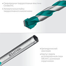 KRAFTOOL Keramo, 6 х 100 мм, тв.сплав КС, сверло по керамограниту (29175-100-6), фото 4