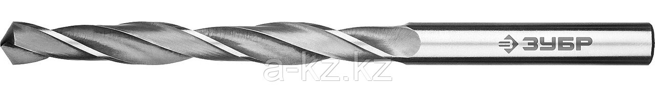 ЗУБР ПРОФ-В, 7.5 х 109 мм, сталь Р6М5, класс В, сверло по металлу, Профессионал (29621-7.5)