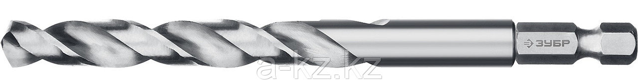 ЗУБР ПРОФ-А, 8.0 х 117 мм, сталь Р6М5, класс А, с шестигранным хвостовиком, сверло по металлу, Профессионал