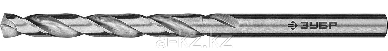 ЗУБР ПРОФ-А, 5.0 х 86 мм, сталь Р6М5, класс А, сверло по металлу, Профессионал (29625-5)