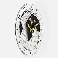 Часы настенные интерьерные "Глобус" (d-39 см), фото 4