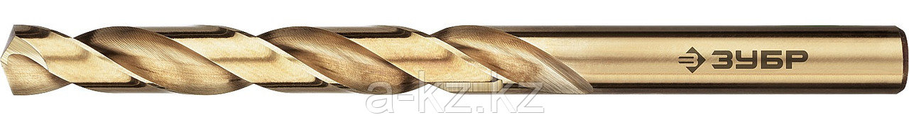 ЗУБР Кобальт, 10.5 х 133 мм, сталь Р6М5К5, класс А, сверло по металлу, Профессионал (29626-10.5)