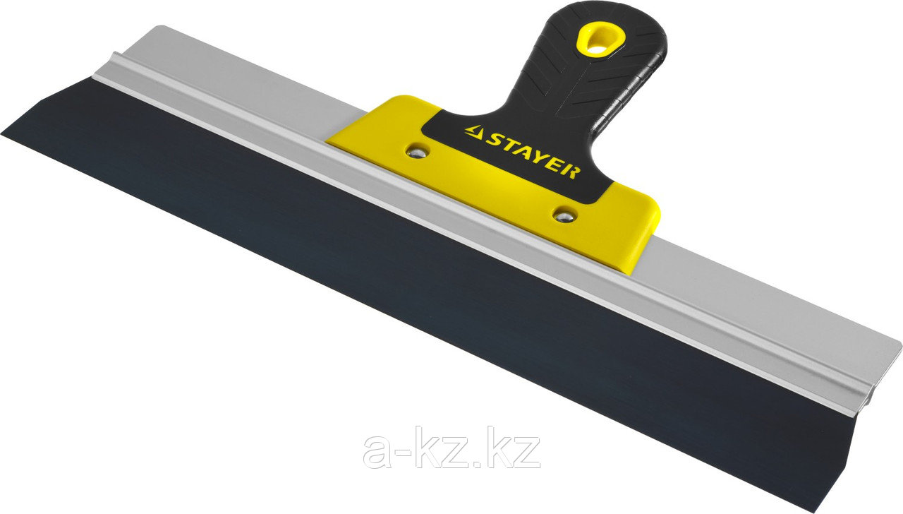 STAYER PROFlat, 350 мм, усиленная алюминиевая направляющая, двухкомпонентная ручка, анодированный, фасадный