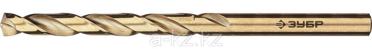 ЗУБР Кобальт, 5.5 х 93 мм, сталь Р6М5К5, класс А, сверло по металлу, Профессионал (29626-5.5)