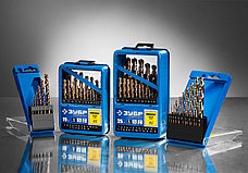 ЗУБР Кобальт, 6 шт, (2-8 мм), сталь Р6М5К5, класс А, набор сверл по металлу, Профессионал (29626-H6), фото 3