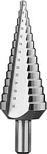 ЗУБР 4-30 мм, 14 ступеней, сталь Р6М5, ступенчатое сверло, Профессионал (29670-4-30-14), фото 3