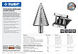 ЗУБР 4-30 мм, 14 ступеней, сталь Р6М5, ступенчатое сверло, Профессионал (29670-4-30-14), фото 6