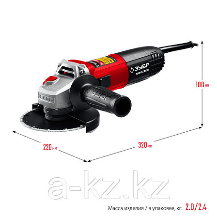 ЗУБР 1000 Вт, d125 мм, УШМ (УШМ-125-1005), фото 1